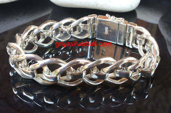 Bracelets bali silver bead