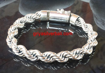 Bracelets bali silver bead