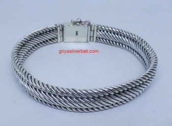 Bracelets bali silver bead