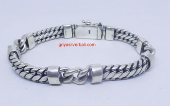 Bracelets bali silver bead