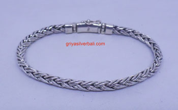 Bracelets bali silver bead