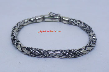 Bracelets bali silver bead