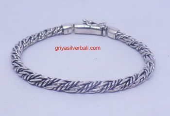 Bracelets bali silver bead