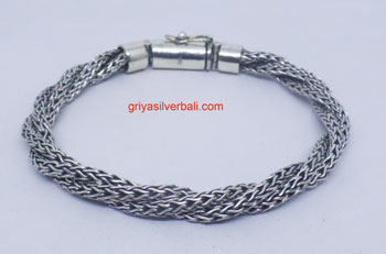 Bracelets bali silver bead