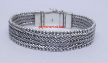 Bracelets bali silver bead