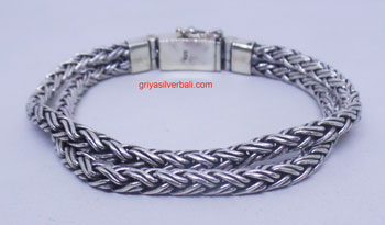 Bracelets bali silver bead