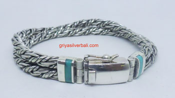 Bracelets bali silver bead