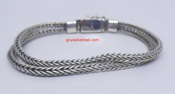 Bracelets bali silver bead