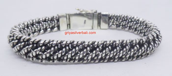 Bracelets bali silver bead