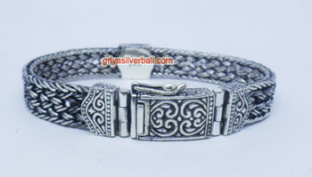 Bracelets bali silver bead