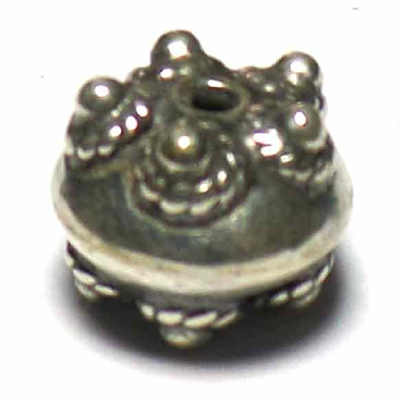 Round Bead bali silver bead