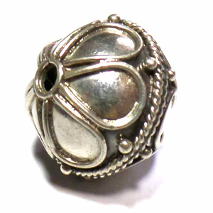 Round Bead bali silver bead