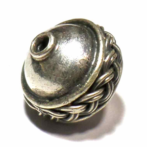 Round Bead bali silver bead