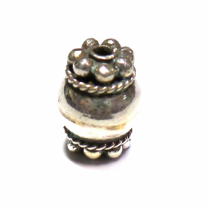 Round Beads bali silver bead