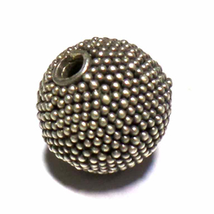 Round Beads bali silver bead