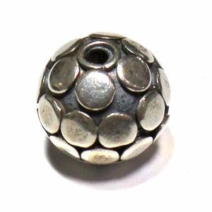 Round Beads bali silver bead