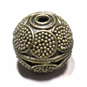 Round Beads bali silver bead