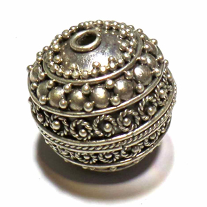 Round Beads bali silver bead