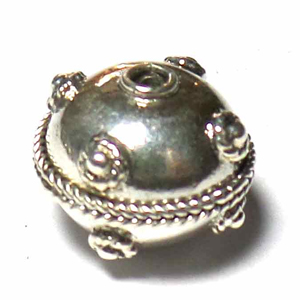 Round Beads bali silver bead