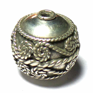 Round Beads bali silver bead