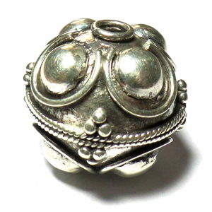 Round Beads bali silver bead