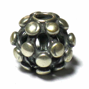 Round Beads bali silver bead