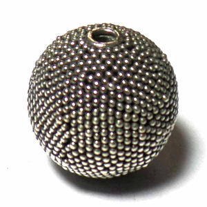 Round Beads bali silver bead