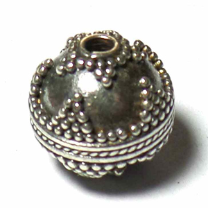 Round Beads bali silver bead