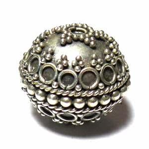 Round Beads bali silver bead