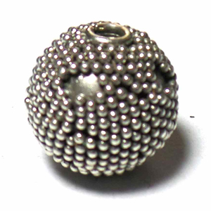 Round Beads bali silver bead