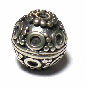 Round Beads bali silver bead