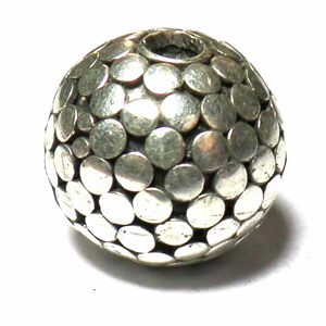 Round Beads bali silver bead