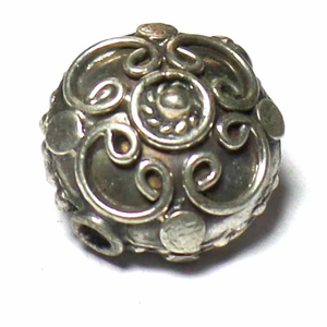 Round Beads bali silver bead