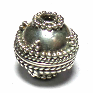 Round Beads bali silver bead