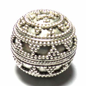 Round Beads bali silver bead