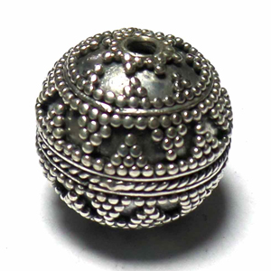 Round Beads bali silver bead