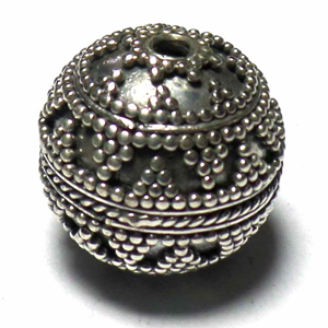 Round Beads bali silver bead