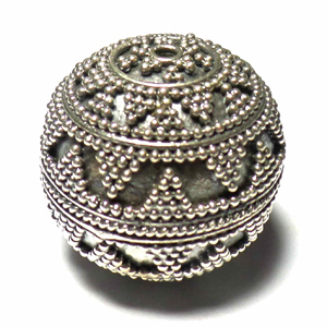 Round Beads bali silver bead