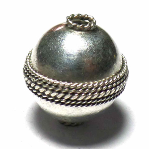 Round Beads bali silver bead