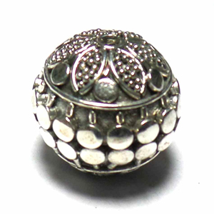 Round Beads bali silver bead