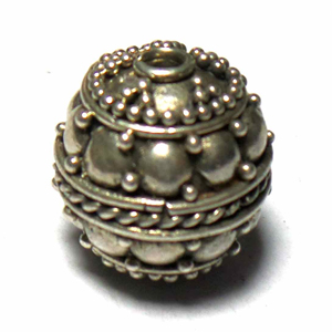 Round Beads bali silver bead