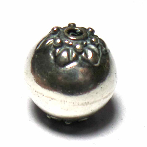 Round Beads bali silver bead