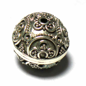 Round Beads bali silver bead