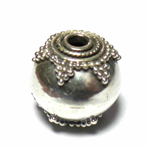 Round Beads bali silver bead