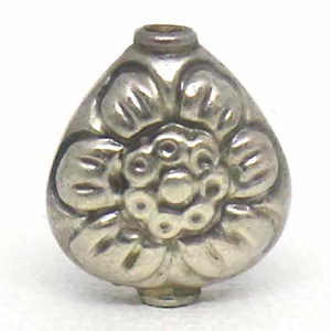 Stamped Beads bali silver bead