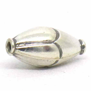 Stamped Beads bali silver bead