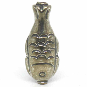 Stamped Beads bali silver bead