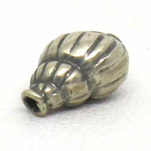 Stamped Beads bali silver bead