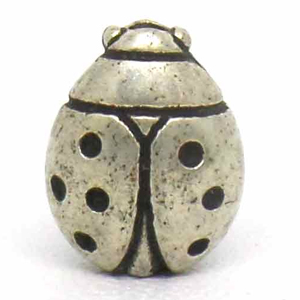 Stamped Beads bali silver bead