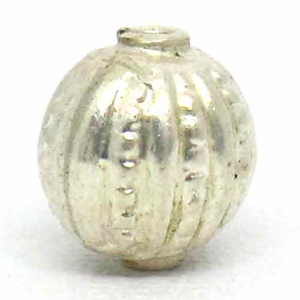 Stamped Beads bali silver bead